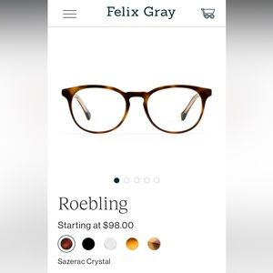 Felix Gray Roebling blue light glasses